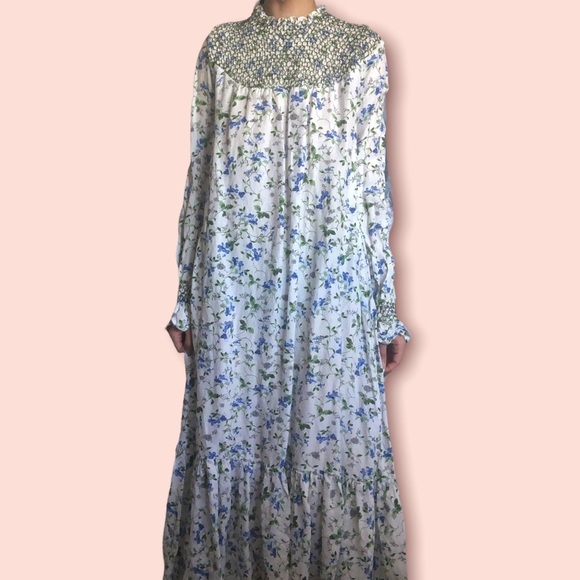 ZARA Floral Daydreamer Long-sleeve Maxi Dress - Picture 5 of 16